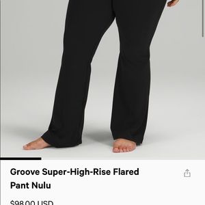 LULULEMON GROVE SUPER HIGH-RISE FLARE LEGGINGS